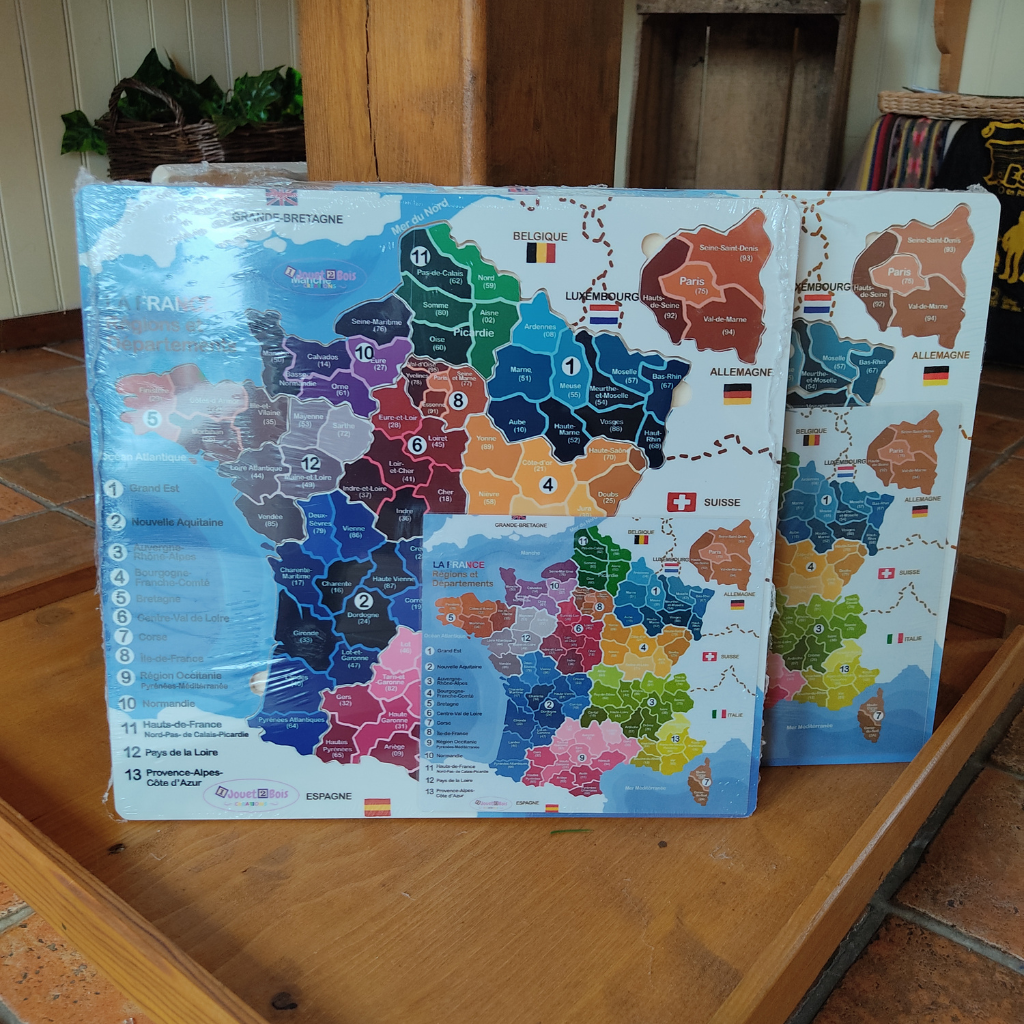 Carte de France primaire